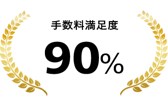 手数料満足度87%